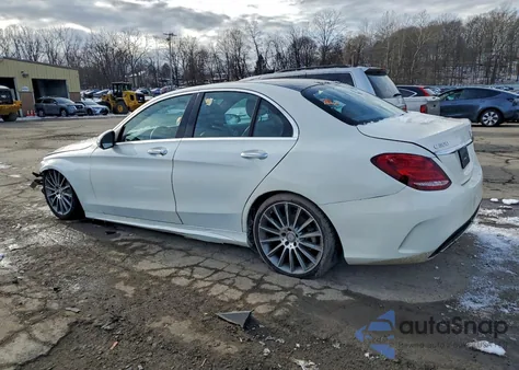 2017 Mercedes-Benz C 300 from USA, damaged, VIN 55SWF4JB0HU204213